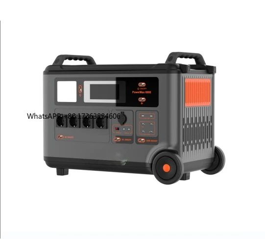 EU Stock Power Max 6000 Portable Power Station 6000w 120V/240V 57600kWh Smart APP Control Dual VoltageRugged Oscal Powermax 6000