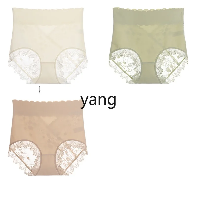 

LMM seamless lace women's summer new micro-abdominal and hip lift large size