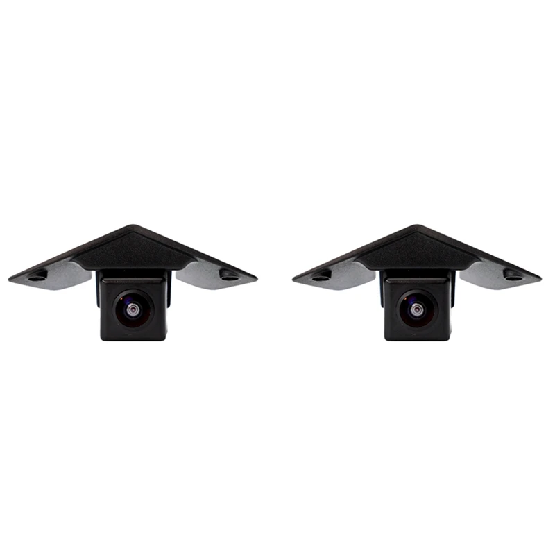 

2X Wide Angle CCD HD Car Front Logo Mark Camera For Mercedes Benz Vito Viano A B C E G GL SLK GLK SL R GLA