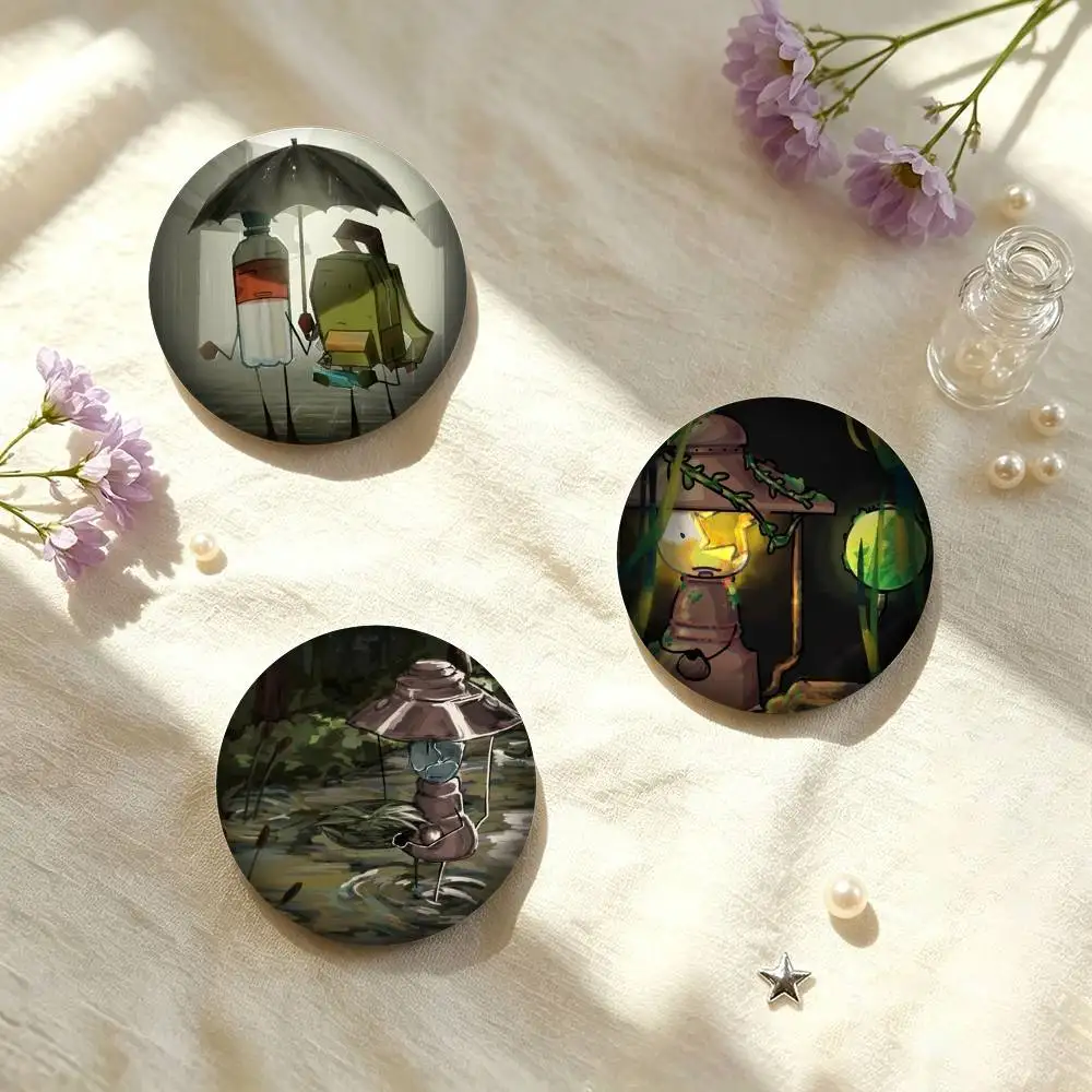 Somber Psychological HFJONE 25mm 32mm 44mm 58mm 75mm Brooches Badges Pins for Accessories Gift