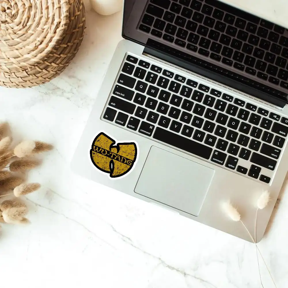 Vintage look Wu Tang Clan Waterproof stickers for decorating car windows motorcycles and computers.