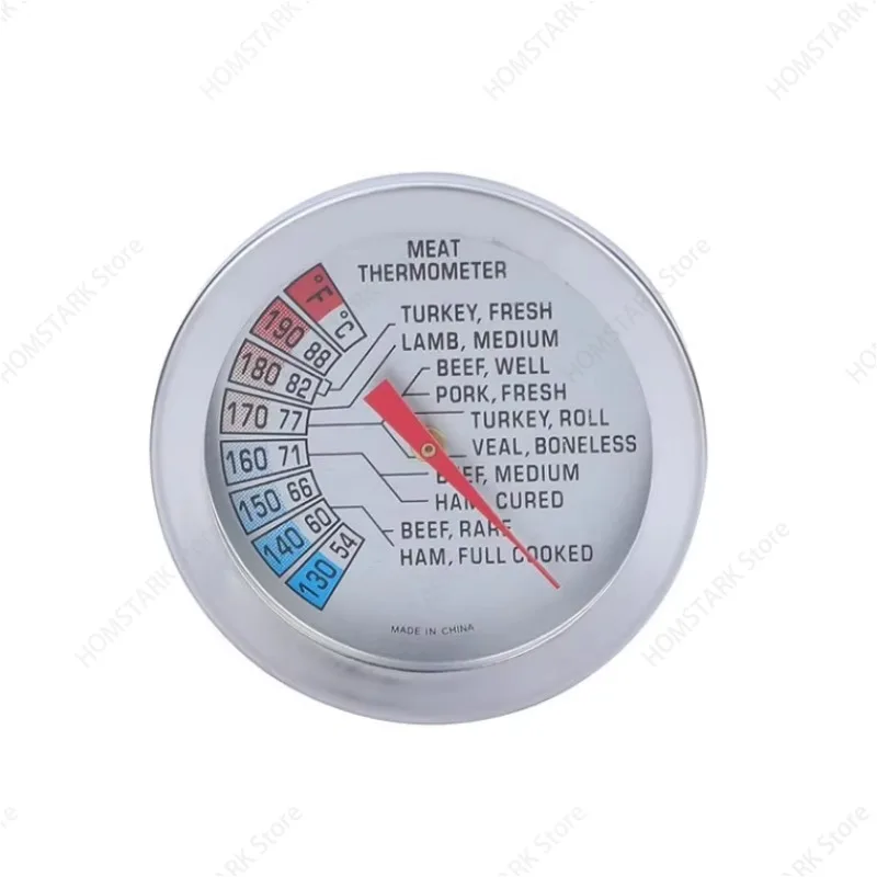Instant Read Digital Meat Thermometer Stainless Steel Celsius Fahrenheit for Kitchen BBQ Smoker