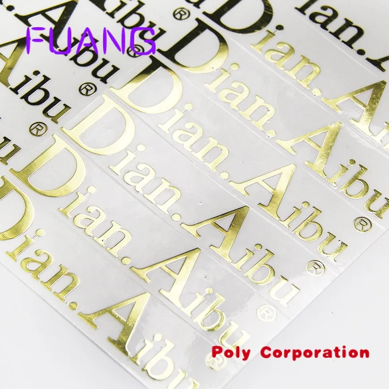 Custom  High Quality custom nickel Label Metal Transfer Stickers Custom Logo Stickers 3d sticker logo