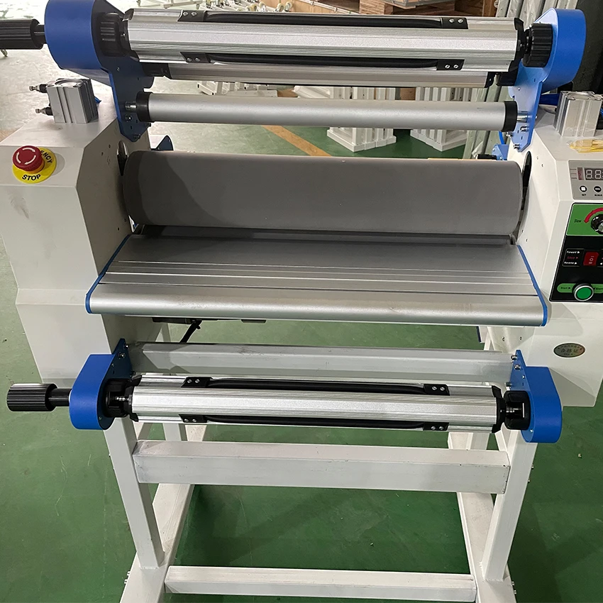 650mm Single Double Sides Hot and Cold Roll Laminator Sticker Label Laminating Machine