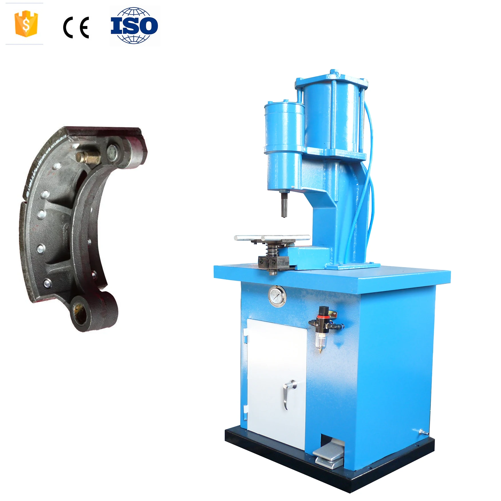 

Brake Lining Riveting Machine QYM-6 Pneumatic Hydraulic Brake Shoe Riveting Machine
