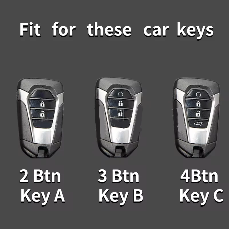 ABS Carbon Car Key Case For ISUZU Dmax D-max Mux 2021 2022+ D-max MU-X 3.0 Mux  Key Cover Case