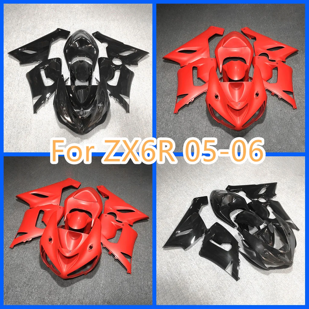 

for Kawasaki Ninja 05 06 ZX6R 2005-2006 ZX-6R ZX 6R Motorcycle Fairing Kit ABS Street Bike Body Repair Aftermarket Parts