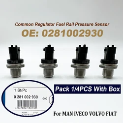 0281002930 51274210233 504333094 Fuel Rail Pressure Sensor Regulator For MAN IVECO VOLVO FIAT