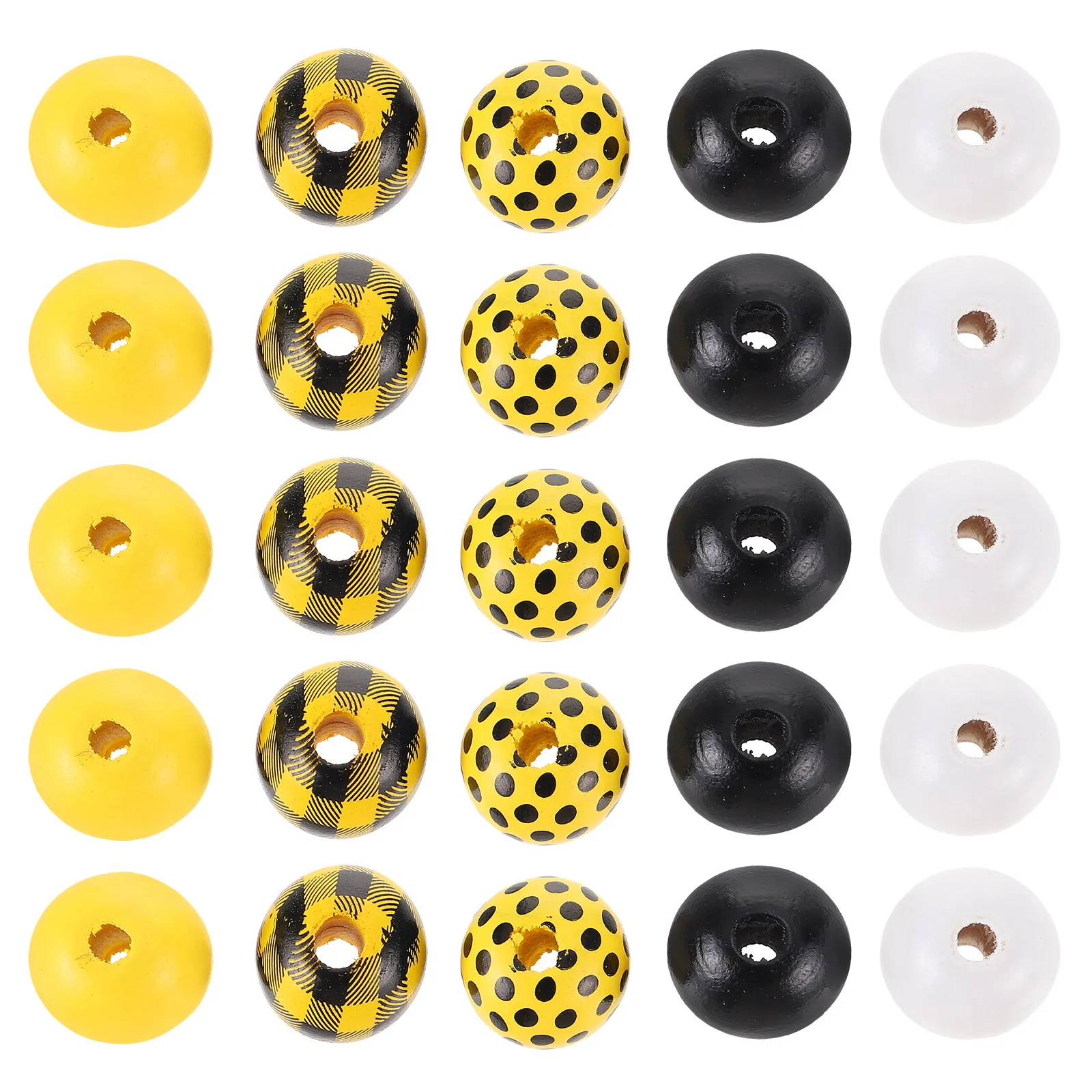 150Pcs Multipurpose Wooden Beads Lattice Pattern Smooth Finish for DIY Jewelry Making Handmade Gifts Wedding Ornaments Crafts
