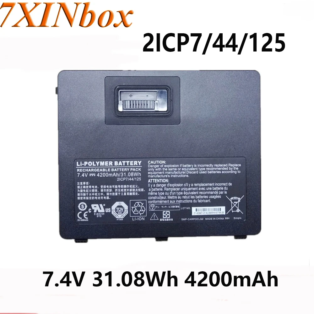 7XINbox 2ICP7/44/125 7.4V 31.08Wh 4200mAh Laptop Battery For Xplore 2ICP7/44/125