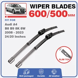For Audi A4 B8 B9 Arllord Avant 8K 8W 2008 - 2023 Front Wiper Blades Windscreen Windshield Window 2017 2010 2013 2014 2008 2015
