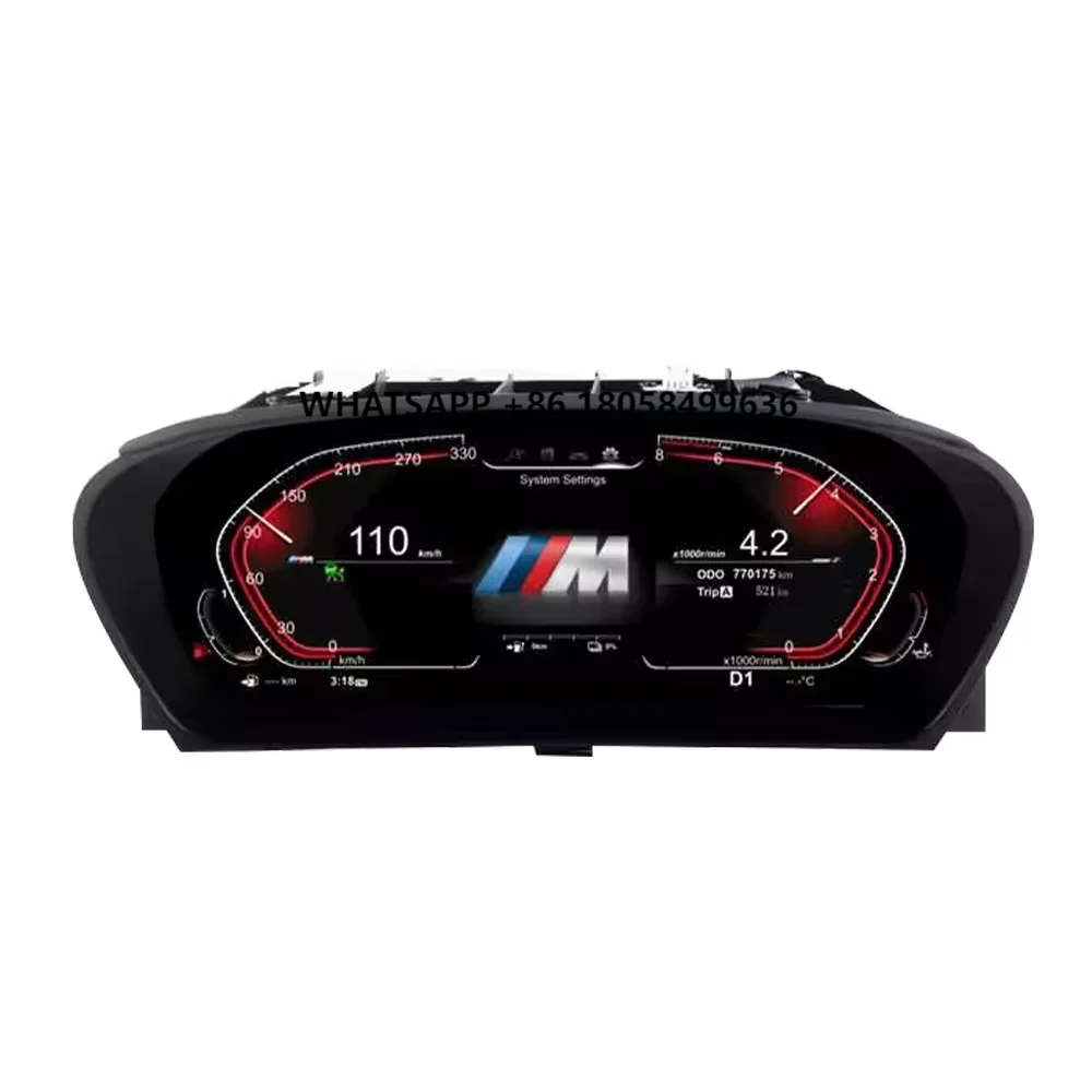 

Autostereo LCD Digital Cluster for BW 5 Series F10 F11 F12 F15 F16 F25 F26 Car Multimedia Player Dashboard Speed Meter Screen