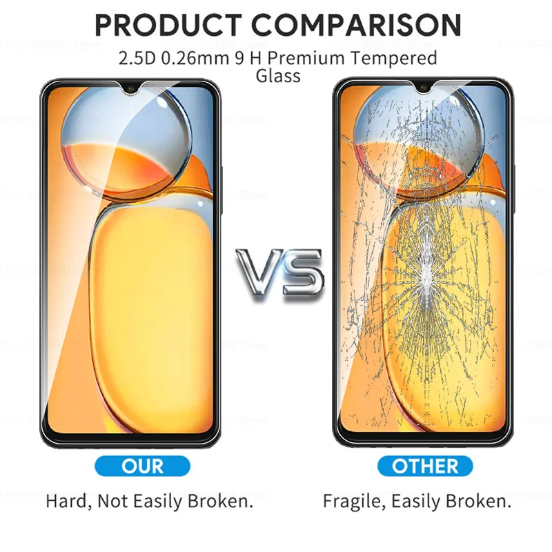 camera lens glass screen protector for Xiaomi Redmi 13C Xaomi Redmi 13C 13 C C13 Redmi13C safety tempered glass film 6.74 inches