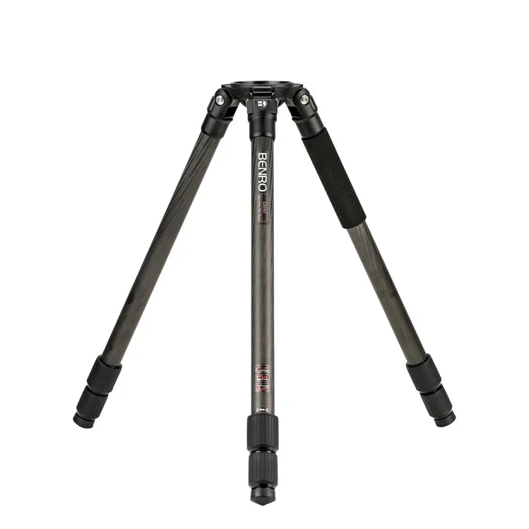 2025 Single Tube 100mm Bowl Carbon Fiber CF Video Tripod Kit for DSLR Camera