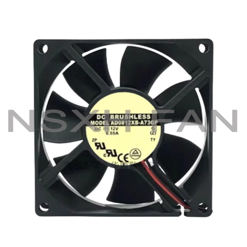 

New AD0812XB-A73GP 12V 0.55 8025 8cm Large Air Volume Power Supply Chassis Fan