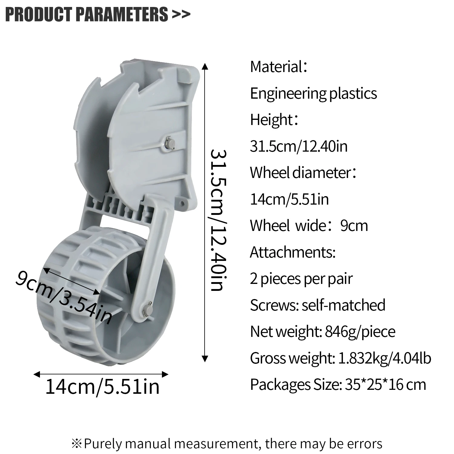 Inflatable Boat Launching Wheels,Marine Flip-up Dinghy Wheels Nylon Ribs Towing Wheels Dinghy Wheeler for Boat Trailer Trolly