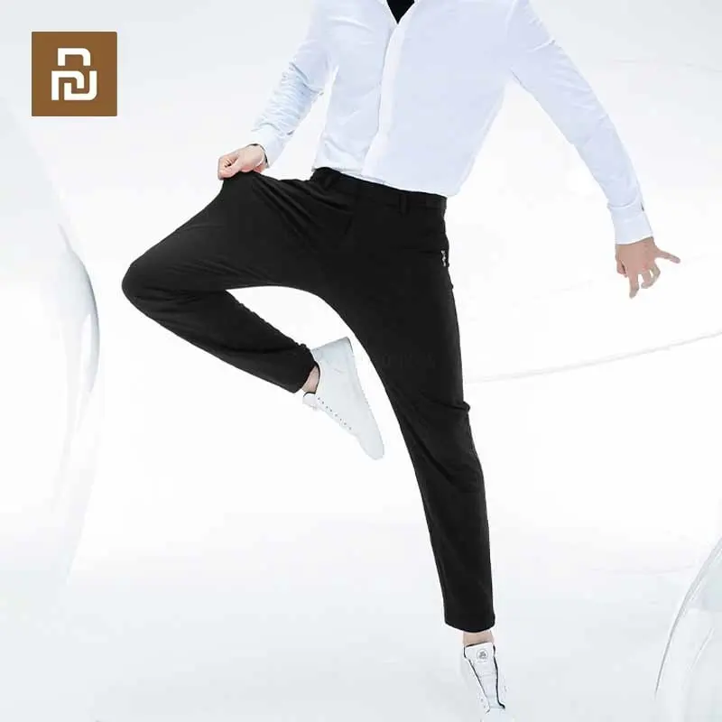 

Youpin SUPIELD Aerogel Warm Business Casual Pants Classic Style Fashion Winter Men Pants Men Elastic Slim Fit Straight Trousers