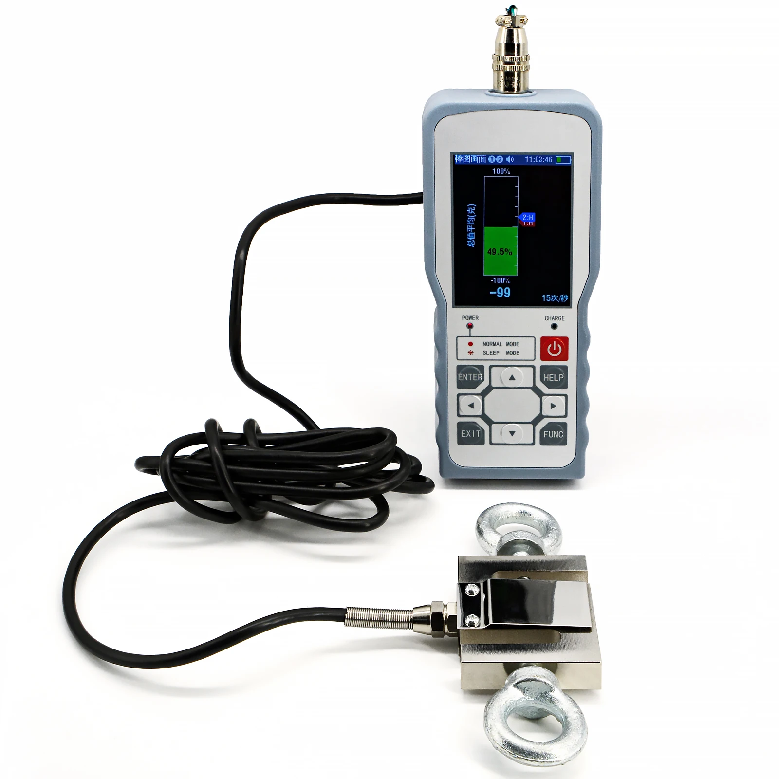 Sensor de Medidor de Força Digital Pressão de Teste Alta Precisão Múltiplos Modos com tipo s Sensor de Célula de Carga
