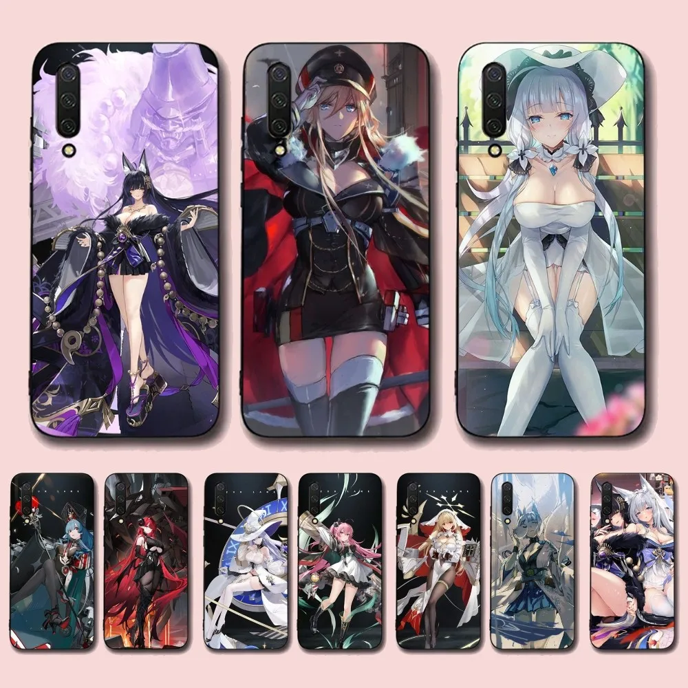 Azur Lane Phone Case For Xiaomi Mi 5X 8 9 10 11 12 lite pro 10T PocoX3pro PocoM3 Note 10 pro lite