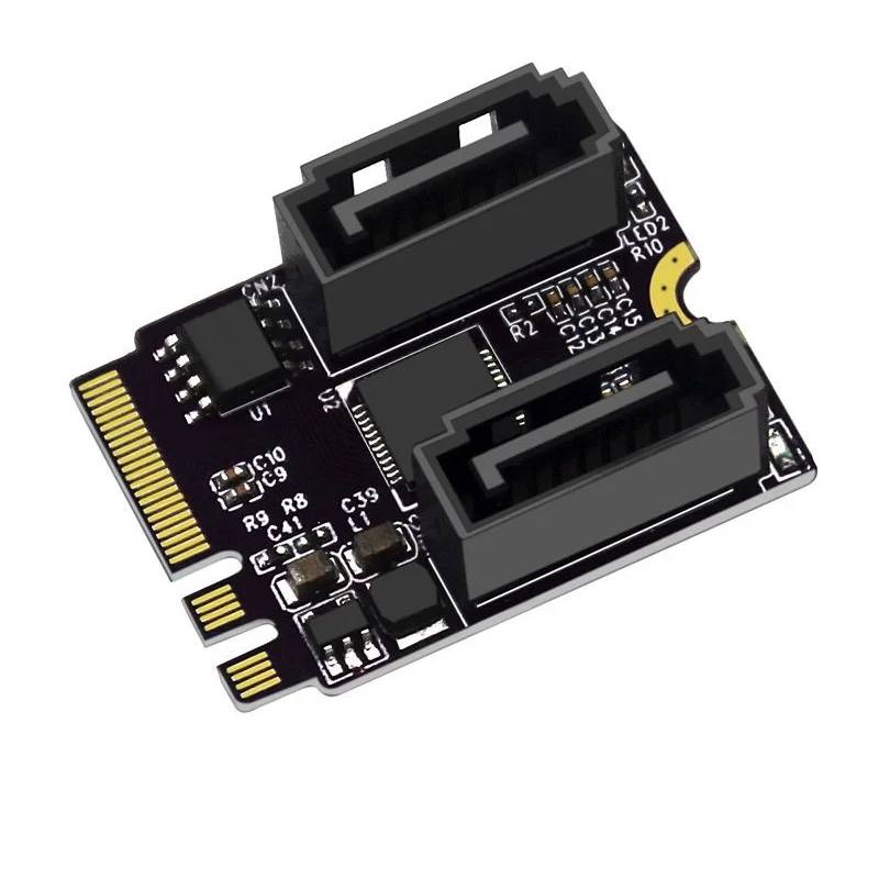 Klucz karty rozszerzeń M2 do SATA3.0 A + E WIFI M.2 do karty adaptera dysku twardego SATA bez instalacji sterownika