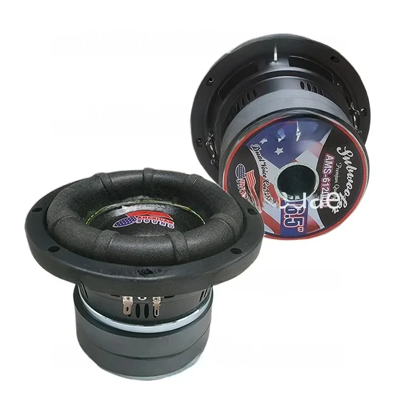 

6- 6,5-8-дюймовый автомобильный сабвуфер с большим весом, магнитная и двойная звуковая катушка, длинный ход, можно использовать для домашнего использования