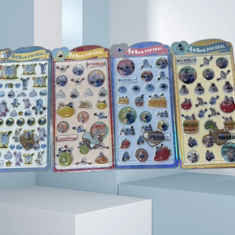 

Наклейки с анимированными персонажами Puppet Sunsun, Nonnon, Zonzon, наклейки для бутылок с водой, наклейки для багажа, милые подарки на день рождения для девочек и мальчиков