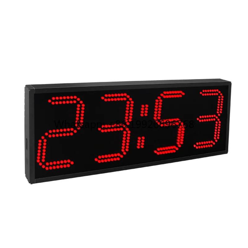 CP28B Big 4 Digits 9 Inch Sports Digital Wall  LED Stopwatch Pace  for Training