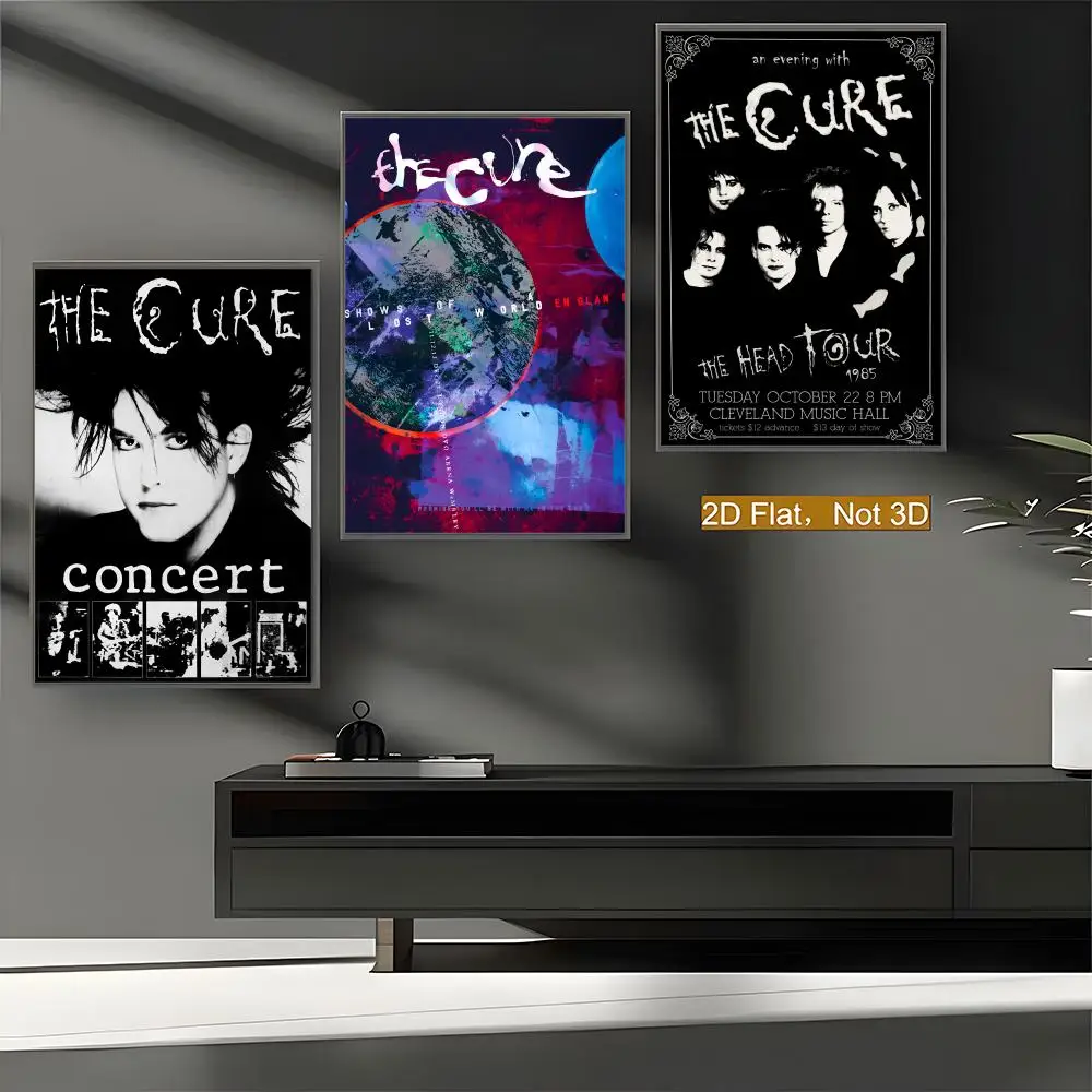 Music Rock Band THE C-CURE Poster Premium PP Wall Decal - Peel & Stick, HD Print, Waterproof Home Decor