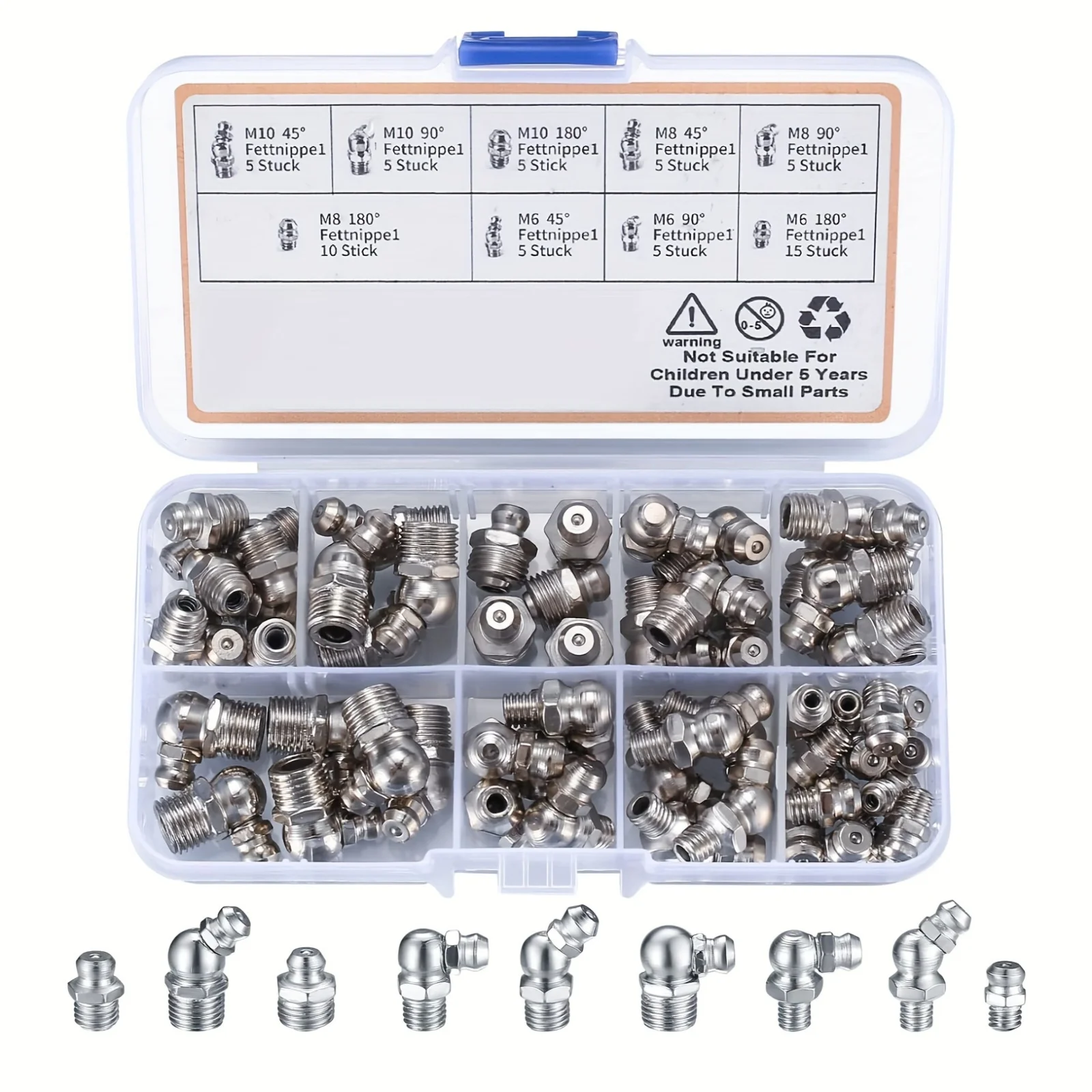 The metering grease installation kit includes straight and inclined grease interfaces, specially designed for lubricating