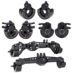 Front and Rear Portal Axle Brass Knuckle Cover Weights for 1/10 RC Crawler Vanquish VS4-10 Phoenix F10 Chassis Upgrade