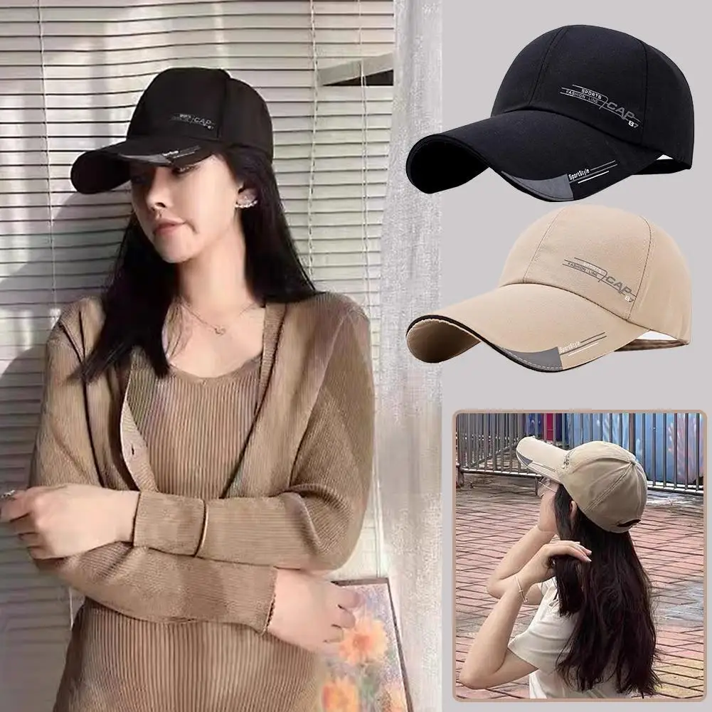 56-58 cm Baseball Cap Sports Cap Solid Color Sun Hat Casual Fashion Outdoor Hip-Hop Gats for Men and Women Hat