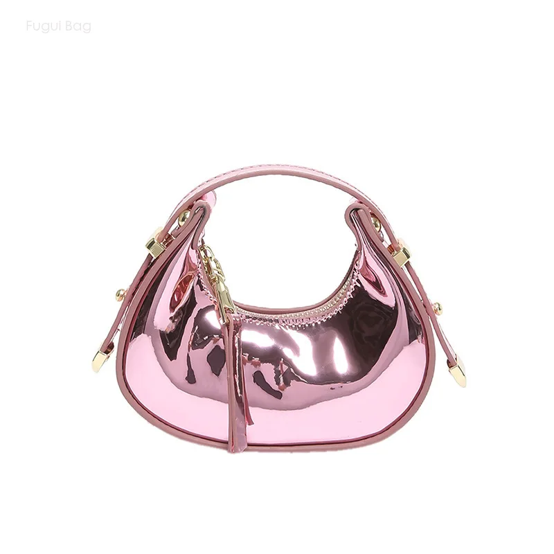 Women's Handbag New Trend Versatile Fashion Dinner High-end Exquisite Solid Color Lipstick Headphone Bag High-end Mini