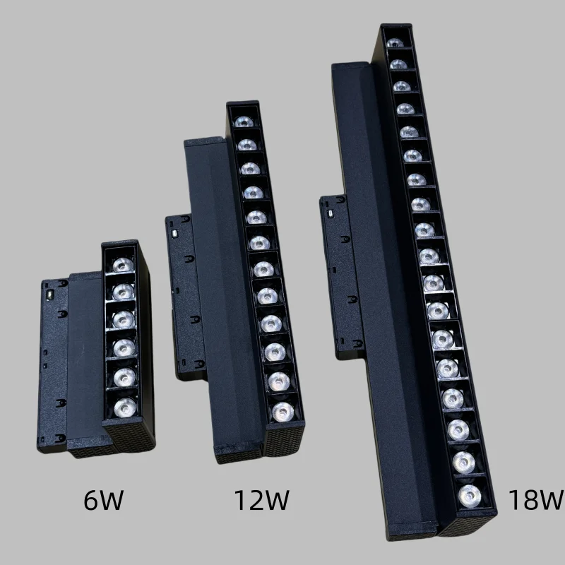 DC48V 20-Type Magnetic Track Lights LED Floodlight Spotlight Downlight Living Room Without Main Light Grille Lamp Series Modern