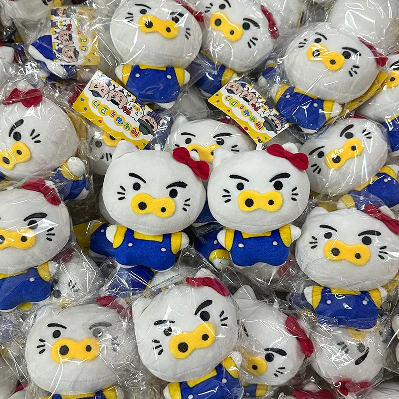 Kt Cat リトルピッグぬいぐるみキーホルダー 女の子用、ペンダントキーホルダーアクセサリー、かわいいキーリング財布バックパック、キーリストレットキーカー