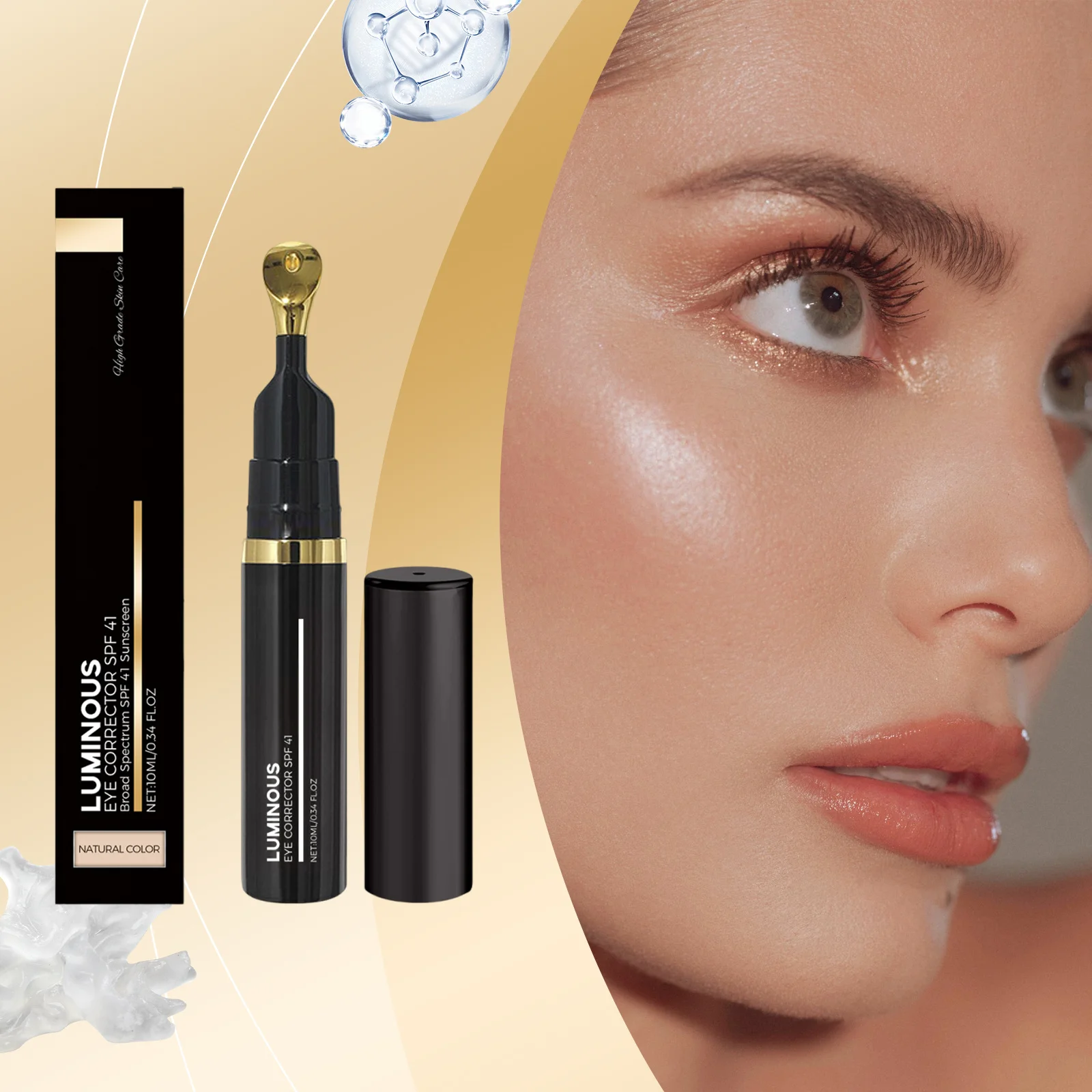 

Facial Concealer Waterproof Natural Color Acne High Coverage Brightening Oil Control Moisturizing Liquid Concealer Face Makeup