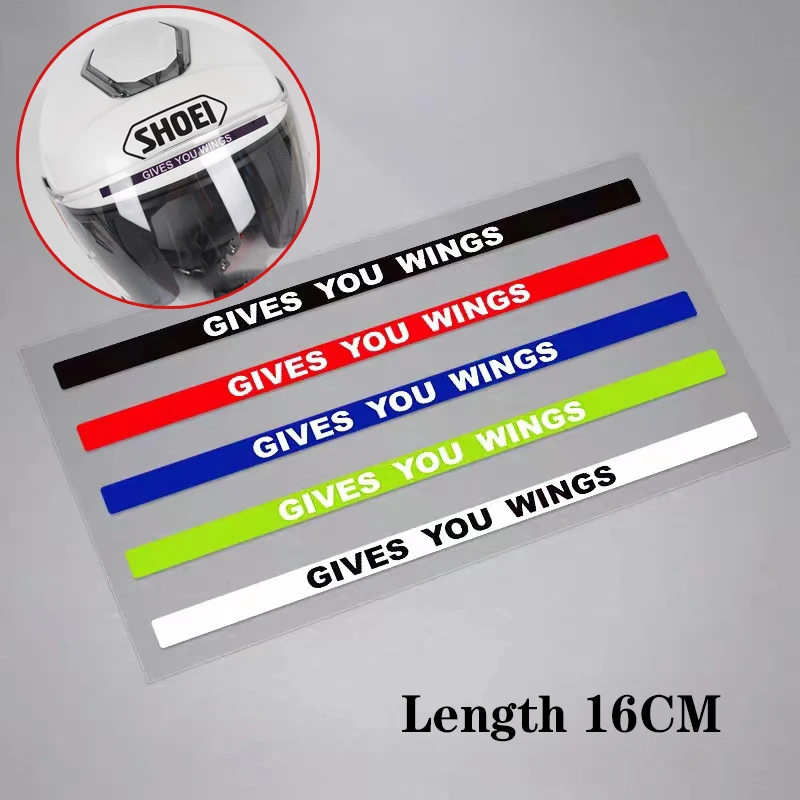 Dá VOCÊ VOCÊ AAS Motocicleta Capacete Viseira Lente Adesivos, Decalque Vinil Legal para Shoei KYT HJC Agv ARAI LS2, DIY Moto Decor Acessórios