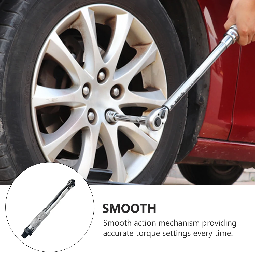 

Torque Wrench Car Repair Spanner Motorbike Automotive Tools Chrome Vanadium Steel Fully Adjustable Ratchet Head Accurate