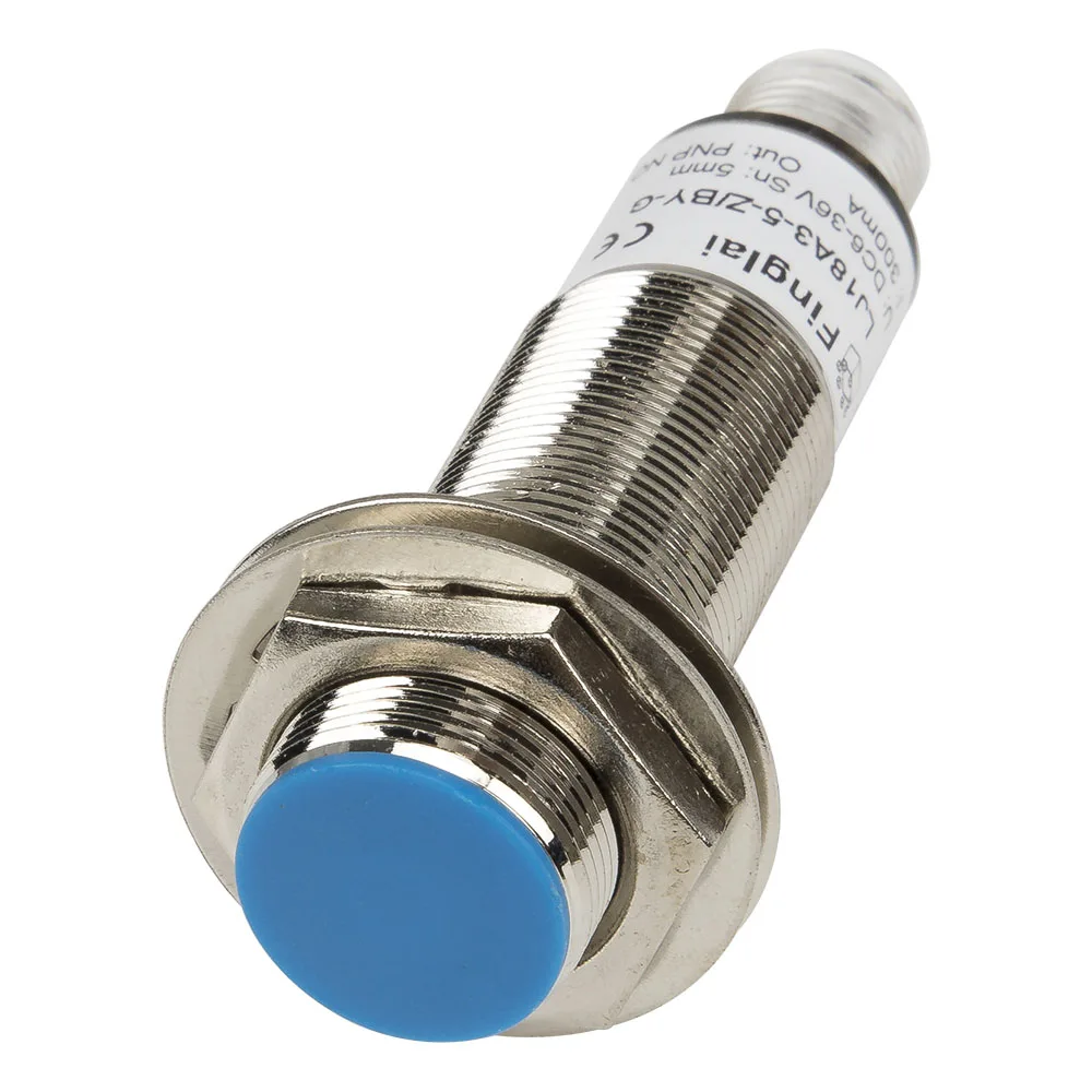 M18 5mm sensing NPN PNP NO connector type LJ18A3-5-Z/BX-G LJ18A3-5-Z/BY-G cylinder inductive proximity sensor switch