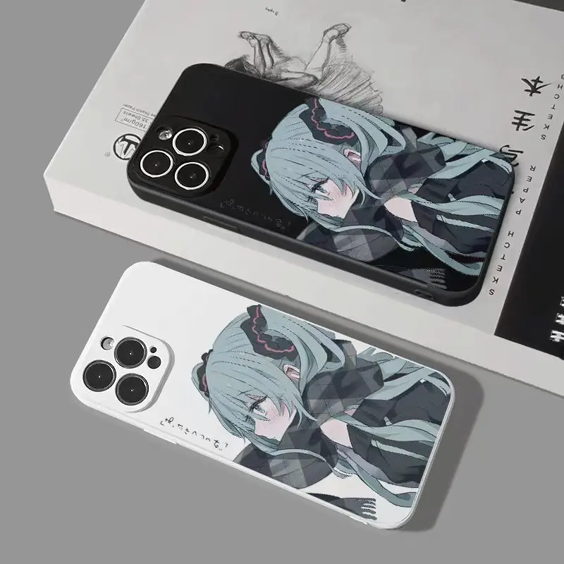 アニメ初音ミク携帯電話ケース保護カバー-iphone-16-17-15-pro-max-14-plus-tpu-全面保護-耐衝撃-女の子向けギフト