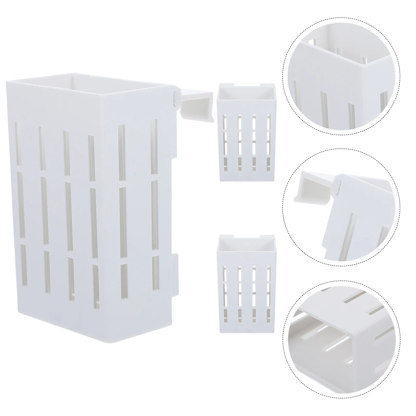 

3Pcs Aquarium Plant Holder Plastic Aquatic Planting Basket Fish Tank Decoration Hydroponic Root Pot for Fish Shrimp