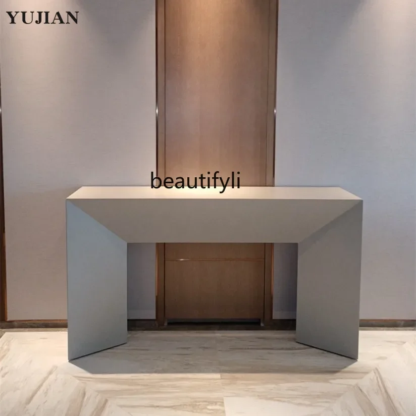 Light luxury entrance table Modern simple entrance table Italian style, wall entrance, end view table customization