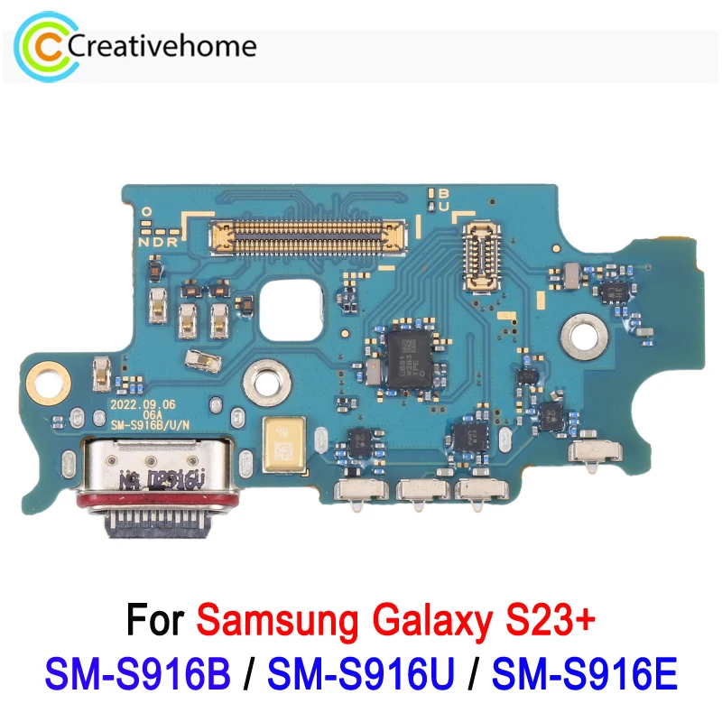 USB Charging Port Board For Samsung Galaxy S23 Plus SM-S916B / SM-S916U / SM-S916E