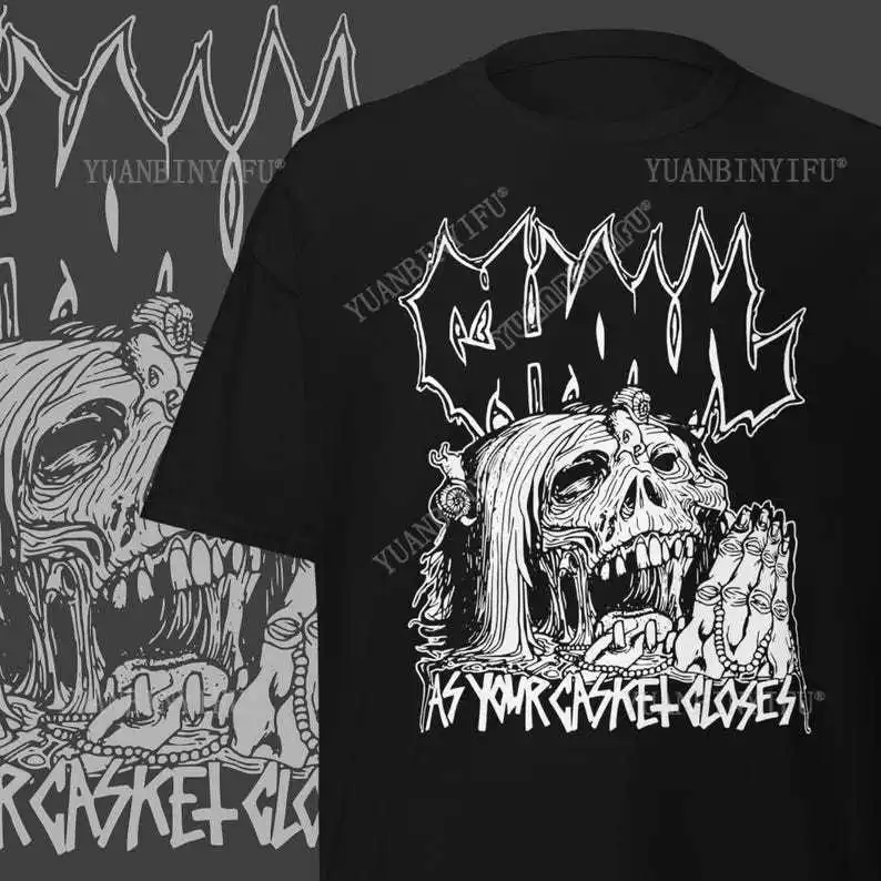 

Ghoul Band T-Shirt Old School Death Metal Merch Vintage Metal Clothing Round Neck Rock Men Women Streetwear Tees Short Sleeve