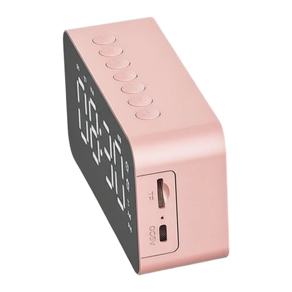For LED Digital Clock with Mirror Finish for Office Bedroom - Plastic Wall or Table Clock 124 36 60mm Dimensions