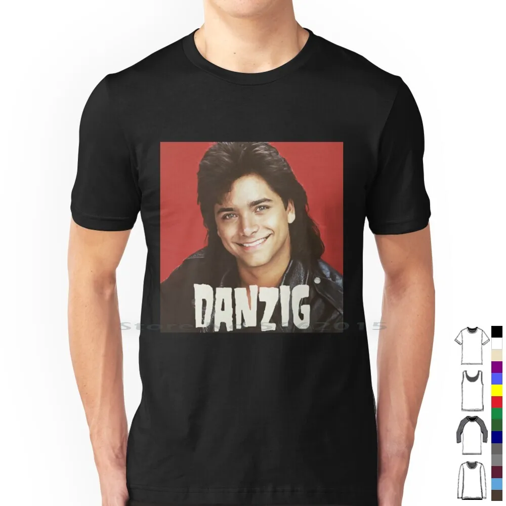 Danzig T Shirt 100% Cotton John Stamos Band Glenn Danzig Musician Old Uncle Jesse Storebuild Short Long Sleeve Tee Top