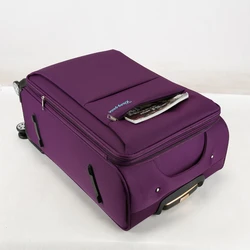 New Design Rolling Luggage Travel Suitcase Oxford Trunk Large Capacity Luggage Waterproof Silent Universal Wheel Trolley Case