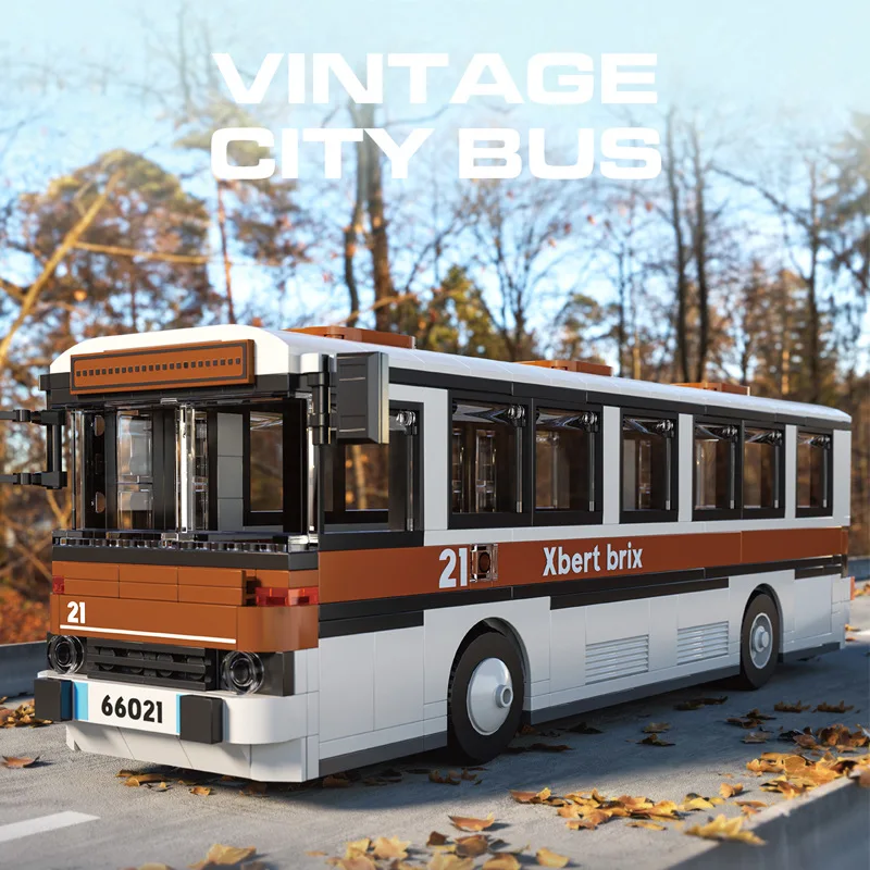 

Британский ретро-городской двухэтажный автобус, строительные блоки, модель дисплея, игрушка, поддержка игр, транспортная тема, образовательный игровой набор