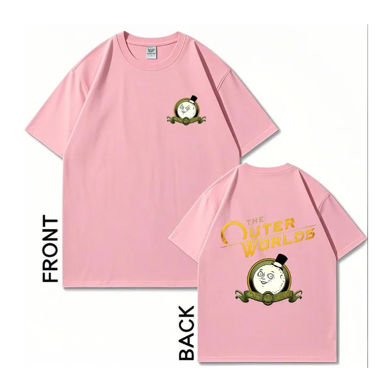 هدية الألعاب: تي شيرت The Outer Worlds تي شيرت قطني مريح مناسب 2025 جرافيك جديد لجميع المواسم كاجوال موضة ناعمة ومريحة