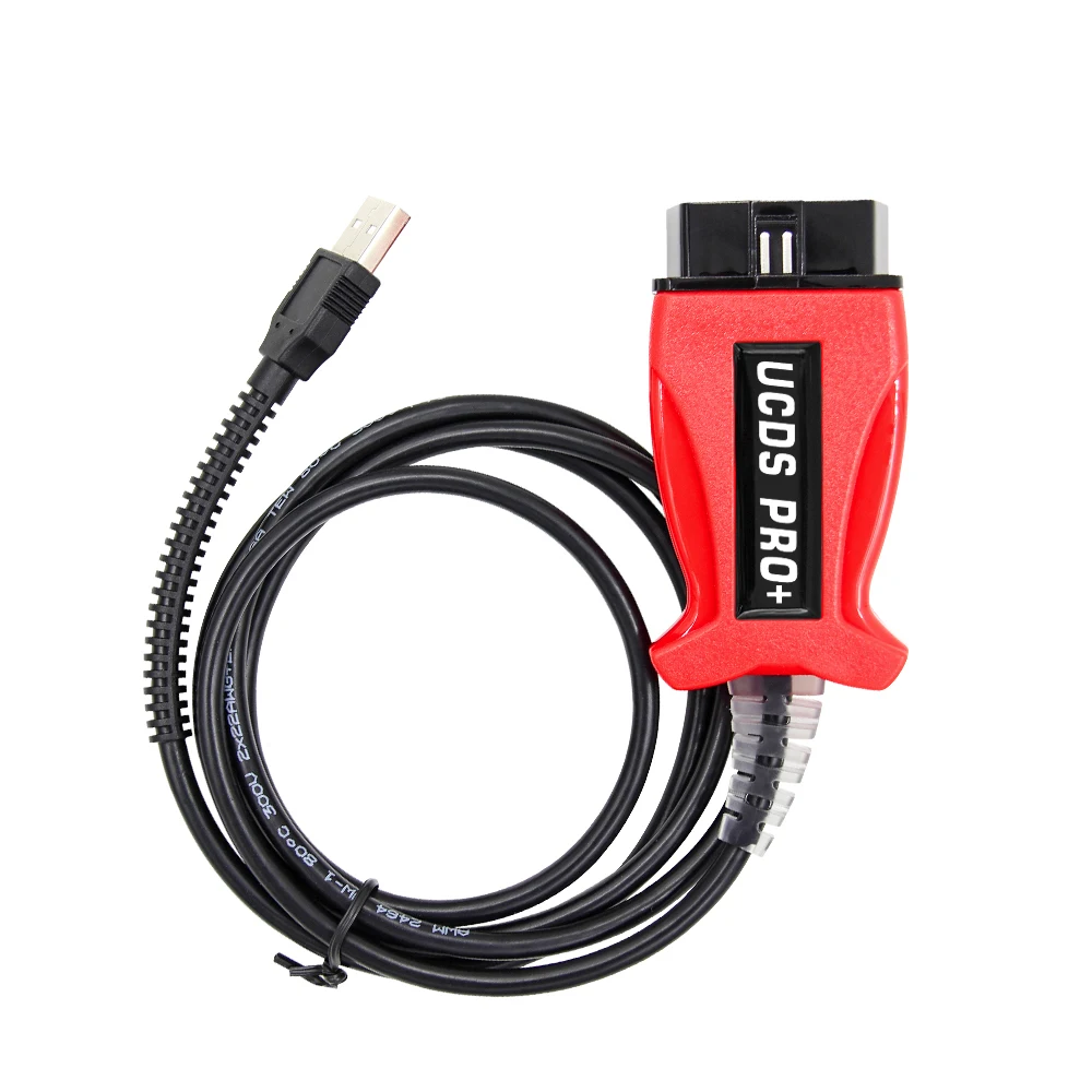UCDS Pro+ V1.27.001 para Ford, Funciones Completas Profesionales con 35 Tokens, Cable Adaptador de Escáner OBD2 Automático, Herramienta de Programación de ECU