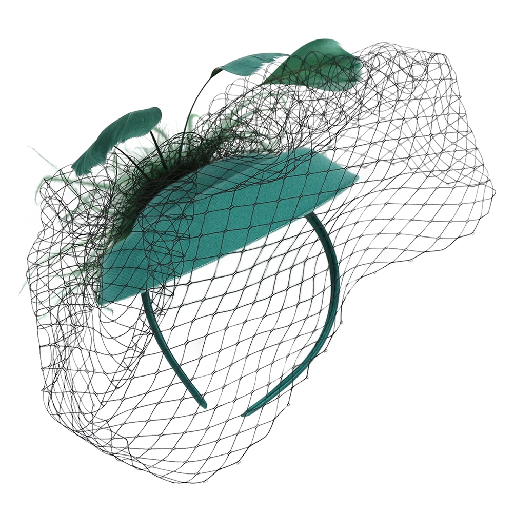 

Mesh Headb Women Elegant Banquet Tea Party Fashionable Fascinator Hats Hair Accessories Portable Stylish